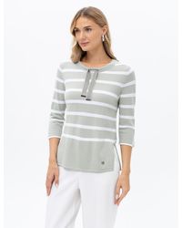 Passioni - Pullover Strickpullover Mit Glitzerbändern - Lyst