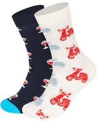 Happy Socks - Socken Scooter And Wine - Lyst