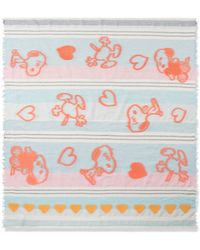 Codello - Jacquard-Tuch Mit Süßen Snoopy-Motiven - Lyst