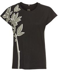 Camel Active - T-Shirt Mit Blumenprint Aus Baumwolle - Lyst