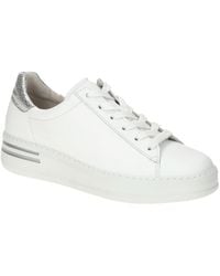 Gabor - Schnürschuh Comfort Florenz Sneakers Silber Metallic 86.395.51 - Lyst