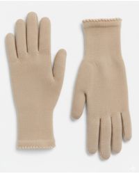 Il Lanificio - Fingerhandschuhe Kaschmirhandschuhe Mittelgrau - Lyst