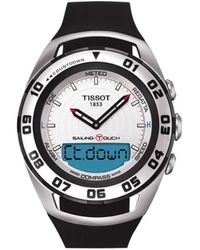 Tissot Herrenuhr sailing touch alarm chronograph - Weiß
