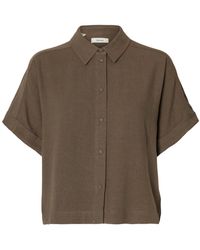 SELECTED - Bluse Slfviva - Lyst