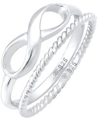 Elli Jewelry - Ring Infinity, Twisted - Lyst