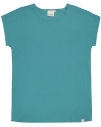 greenjama - Schlafshirt Lässiges T-Shirt Aus Derby-Rib - Lyst