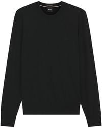 BOSS - Pullover Leno - Lyst