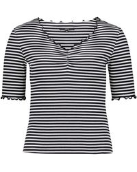 Zero - Halbarm-Shirt Mit Raffung - Lyst