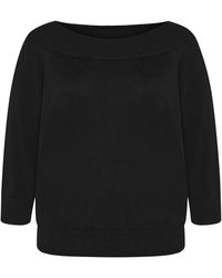 Zero - Strickpullover Mit Carmenausschnitt - Lyst
