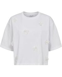 Numph - T-Shirt Mit Halbarm Nufleura Tee - Lyst