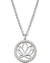 Engelsrufer - Kette Mit Anhänger Lotus - Lyst