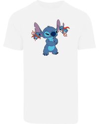 F4NT4STIC - T-Shirt Disney Lilo And Stitch Little Devils - Lyst