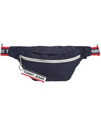 Tommy Hilfiger Tasche 'TJM LOGO TAPE BUMBAG NYLON' - Blau
