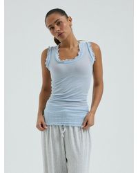 Seamless Basic - Top Flounce - Lyst