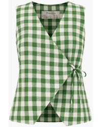 AmourLinen - Top Blanca - Lyst