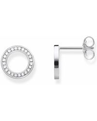 Thomas Sabo - Paar Ohrstecker »Kreise Groß, H1947-051-14« mit Zirkonia - Lyst