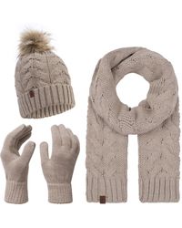 Rock Creek - Set: Schal, Mütze Und Handschuhe - Lyst