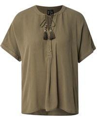Vero Moda - Bluse 'Vmbente Ss Wide Top Wvn Ga' - Lyst