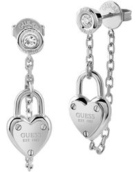 Guess - Ohrringe All You Need Is Love - Lyst