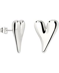 Luamaya - Ohrringe Flowy Heart Studs Small - Lyst