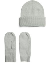 Pieces - Set: Mütze Und Handschuhe Pcnynne - Lyst