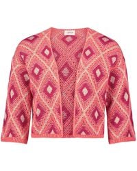 Cartoon - Casual-Strickjacke Mit 3/4 Arm - Lyst