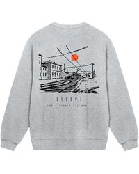 F4NT4STIC - Sweatshirt Escape Discover The World Town Train Station - Lyst