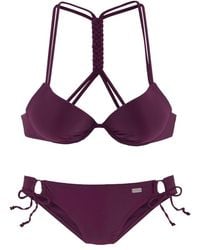 Buffalo - Push-Up-Bikini, mit geflochtenem Rückendetail - Lyst