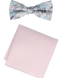 Willen - Fliege Set Floral/ Uni - Lyst