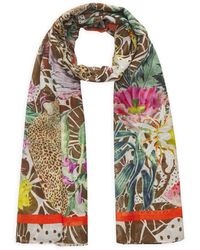 Codello - Schal Mit Dschungel-Motiven - Lyst