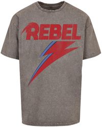 F4NT4STIC - T-Shirt David Bowie Distressed Rebel - Lyst