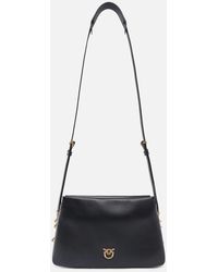 Pinko - Umhängetasche Mini One, Two, Three Bag Aus Leder - Lyst