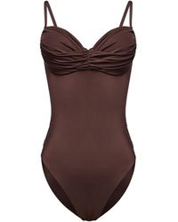 ESOTIQ - Badeanzug Badeanzug Goddess, Push Up, Mit Bügel, Herausnehmbare Cups - Lyst