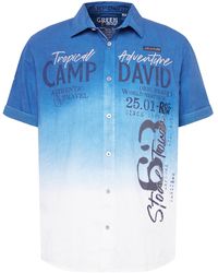 Camp David Hemd in Blau für Herren | Lyst AT
