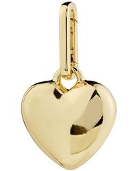 Pilgrim - Anhänger Charm Full Heart - Lyst
