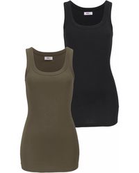 Flashlights - Tanktop, Im Doppelpack - Lyst
