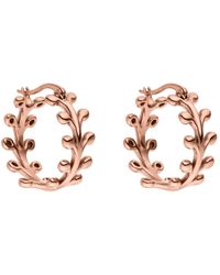 PURELEI - Ohrringe Tiny Leaf - Lyst