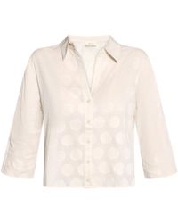 Cartoon - Oversize-Bluse Mit Kragen - Lyst