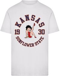 F4NT4STIC - T-Shirt Betty Boop Kansas Sunflower State - Lyst