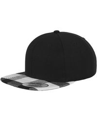 Flexfit - Cap Checked Flanell Peak - Lyst