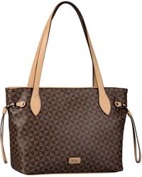 Gabor - Shopper Barina, aus Lederimitat mit charakteristischem All-Over-Druck und Metall Logo - Lyst