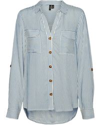Vero Moda - Bluse Hemd VMBUMPY L/S - Lyst