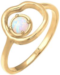 Elli Jewelry - Ring Organic - Lyst