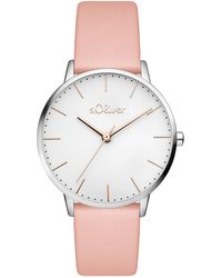 S.oliver - Analoguhr Modern Basics - Lyst