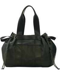 Desigual - Große Shopper-Tasche, Damen, Polyamid, Grün - Lyst