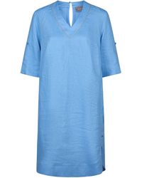 White Label - Midikleid Leger Geschnitten - Lyst