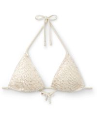Calzedonia - Bikinitop Sequin Net - Lyst