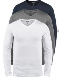 Solid - V-shirt 'basil' - Lyst