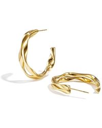 Cala Rose - Ohrringe Twisted Wave - Lyst