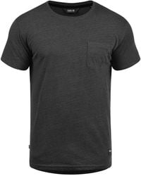 Solid - T-Shirt Bob Mit Brusttasche - Lyst